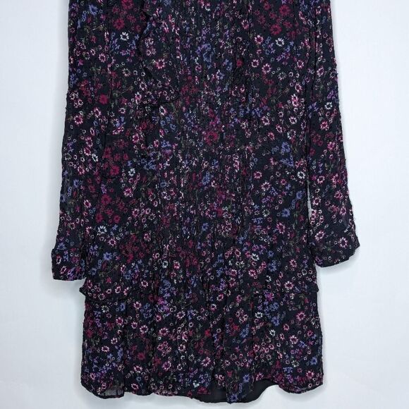 REISS Carey Floral Printed Ruffle Mini Dress - Picture 7 of 13